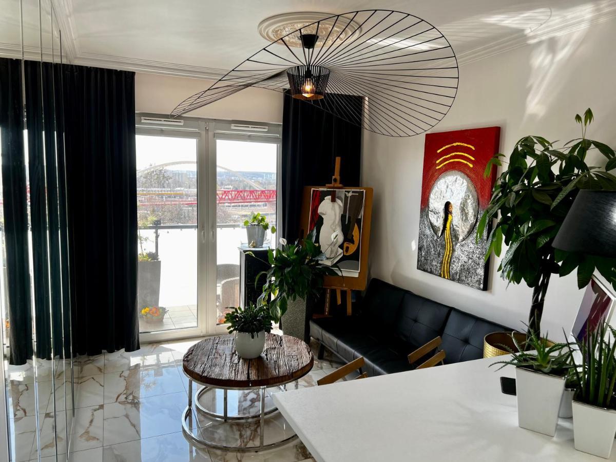 شقة غدانسك  في Apartament Nowa Letnica المظهر الخارجي الصورة